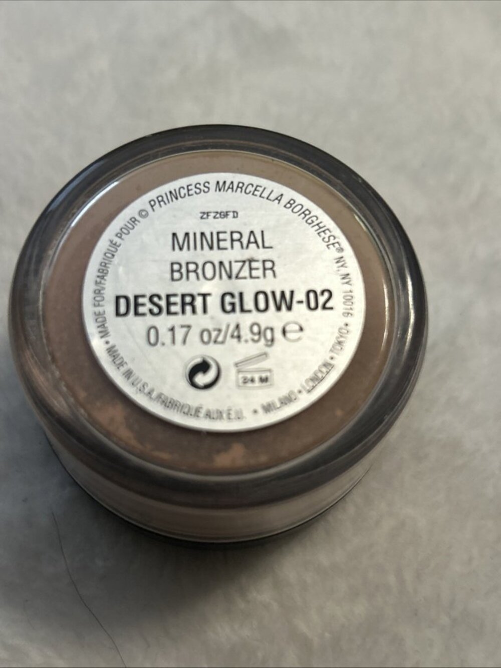PRINCESS MARCELLA Borghese Mineral bronzer Desert Glow-02 Size 0.17 oz. ITALY